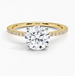 ecomposer-metal type-yellow-gold-18K,ecomposer-ring setting-pave