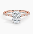 ecomposer-metal type-rose-gold-18K,ecomposer-ring setting-pave