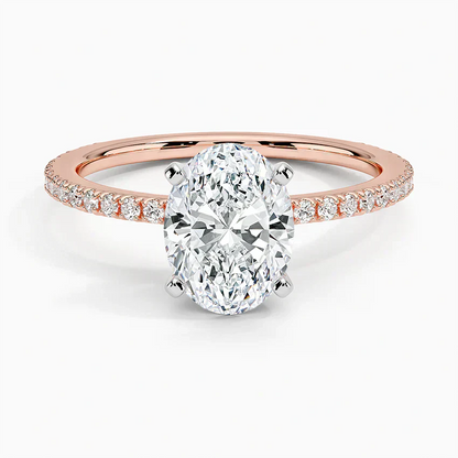 ecomposer-view with diamond shape-oval,ecomposer-size-1.5-ct,ecomposer-metal type-rose-gold-18k