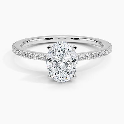 ecomposer-view with diamond shape-oval,ecomposer-size-1-ct,ecomposer-metal type-white-gold-18k