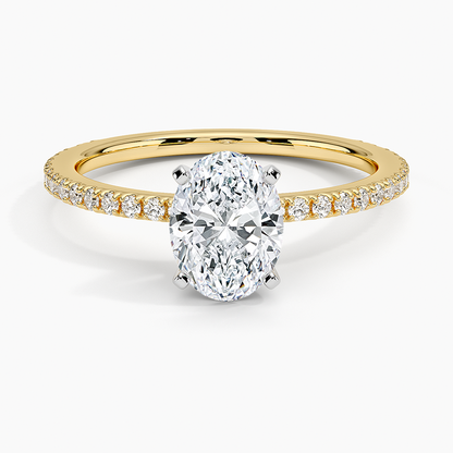 ecomposer-view with diamond shape-oval,ecomposer-size-1-ct,ecomposer-metal type-yellow-gold-18k