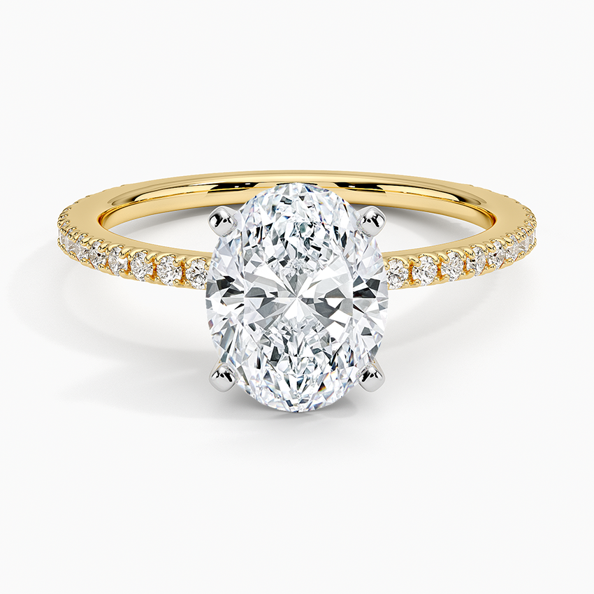 ecomposer-view with diamond shape-oval,ecomposer-size-2-ct,ecomposer-metal type-yellow-gold-18k