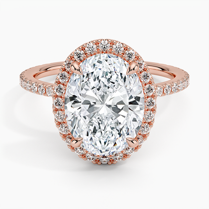 ecomposer-view with diamond shape-oval,ecomposer-size-3-ct,ecomposer-metal type-rose-gold-18k
