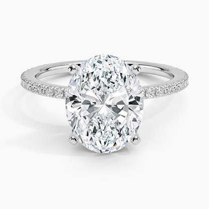 ecomposer-view with diamond shape-oval,ecomposer-size-3-ct,ecomposer-metal type-white-gold-18k