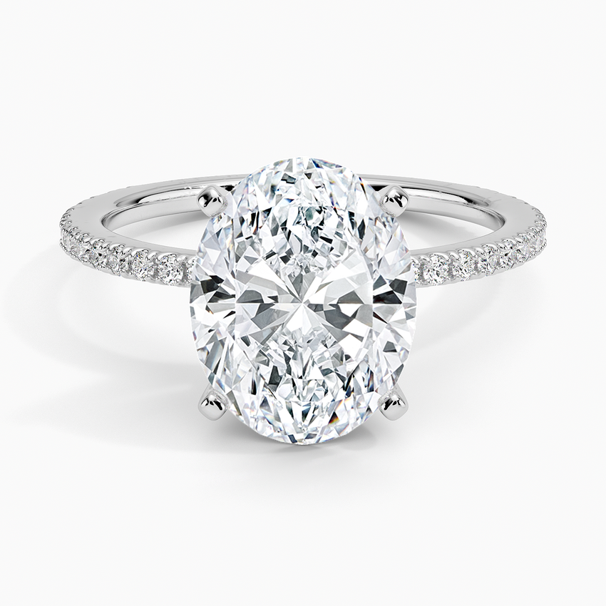 ecomposer-view with diamond shape-oval,ecomposer-size-3-ct,ecomposer-metal type-white-gold-18k