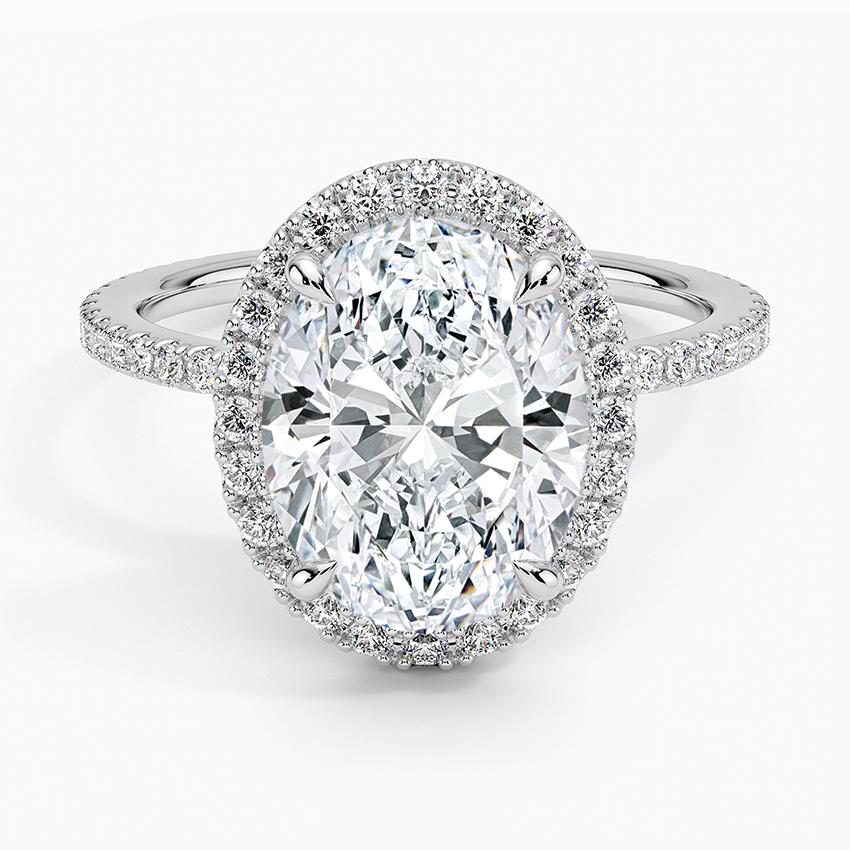 ecomposer-view with diamond shape-oval,ecomposer-size-3-ct,ecomposer-metal type-white-gold-18k