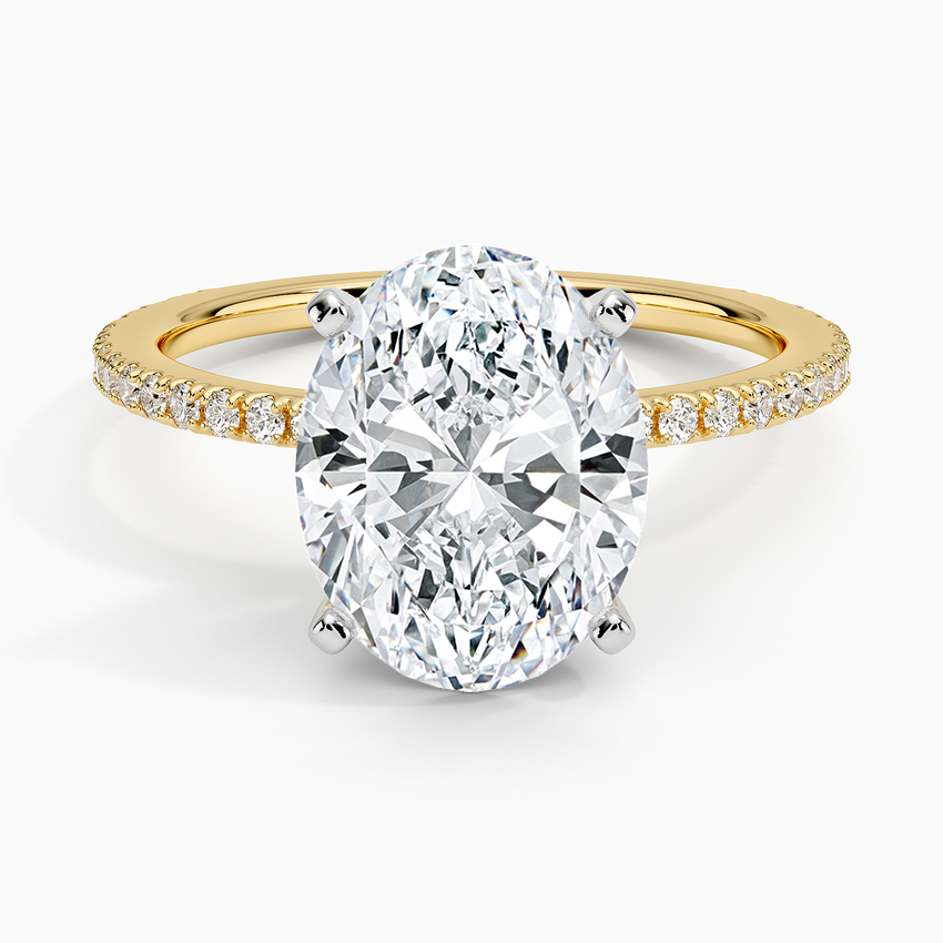 ecomposer-view with diamond shape-oval,ecomposer-size-3-ct,ecomposer-metal type-yellow-gold-18k