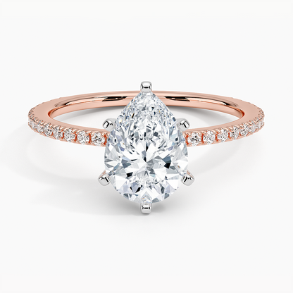 ecomposer-view with diamond shape-pear,ecomposer-size-1.5-ct,ecomposer-metal type-rose-gold-18k