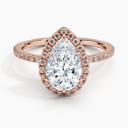 ecomposer-view with diamond shape-pear,ecomposer-size-1.5-ct,ecomposer-metal type-rose-gold-18k