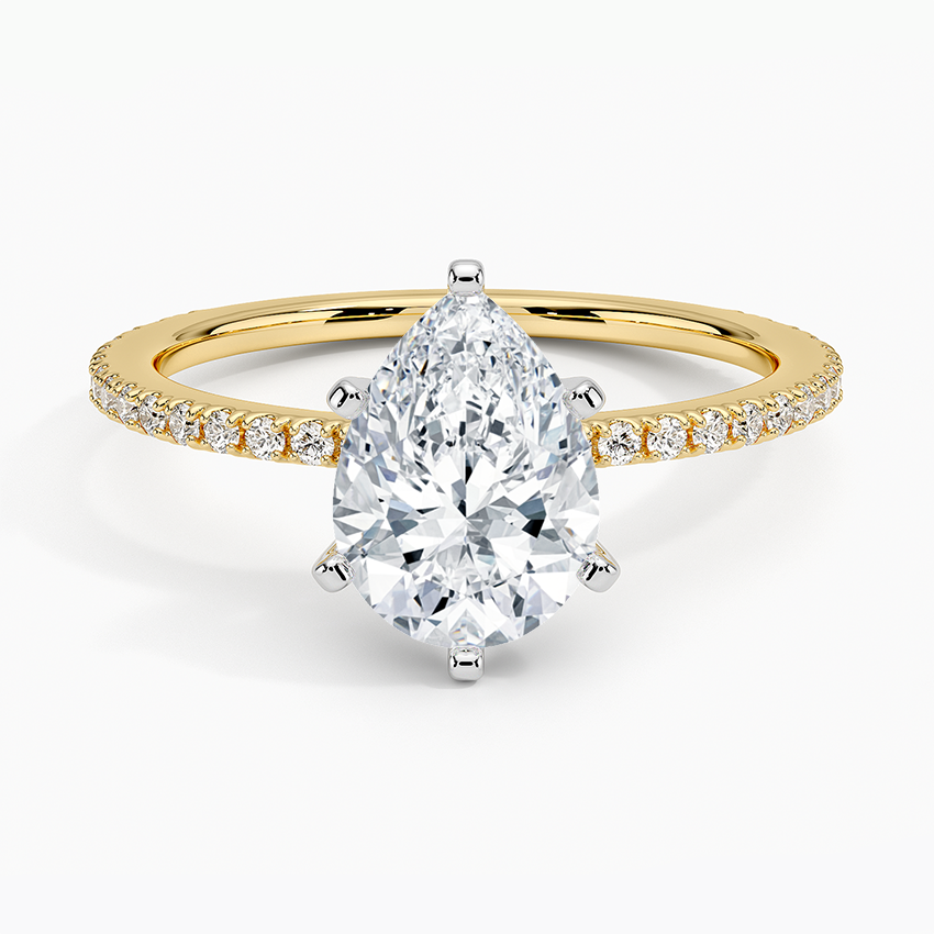 ecomposer-view with diamond shape-pear,ecomposer-size-1.5-ct,ecomposer-metal type-yellow-gold-18k