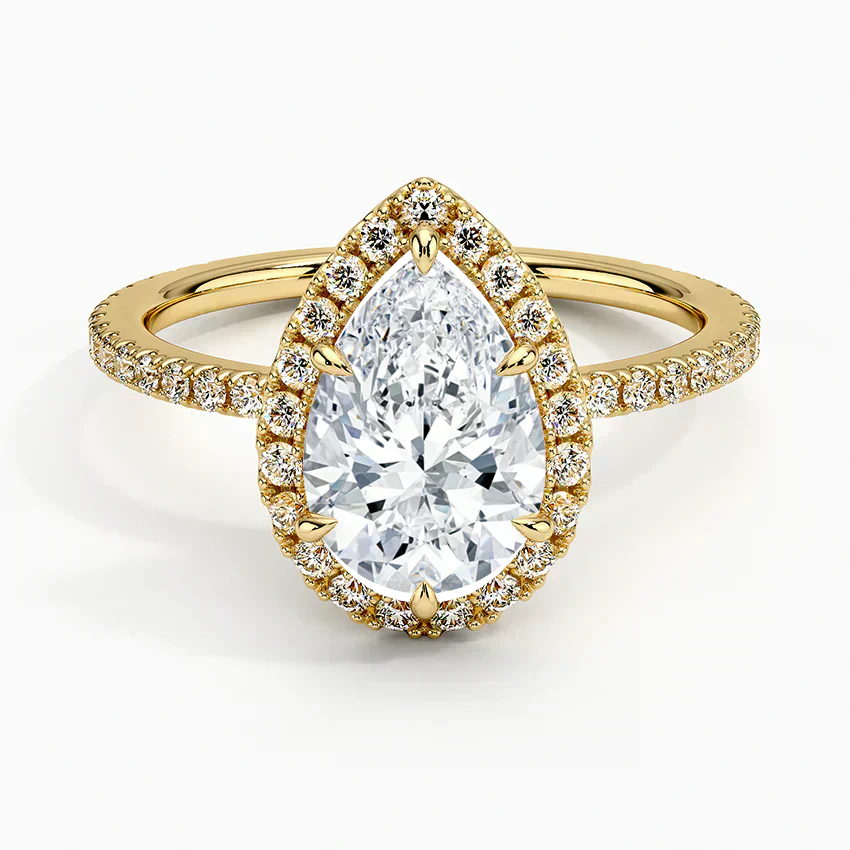 ecomposer-view with diamond shape-pear,ecomposer-size-1.5-ct,ecomposer-metal type-yellow-gold-18k