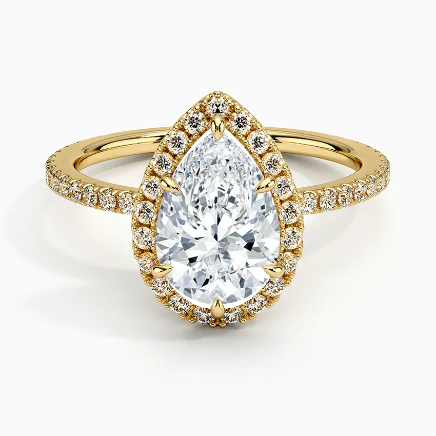 ecomposer-view with diamond shape-pear,ecomposer-size-1.5-ct,ecomposer-metal type-yellow-gold-18k