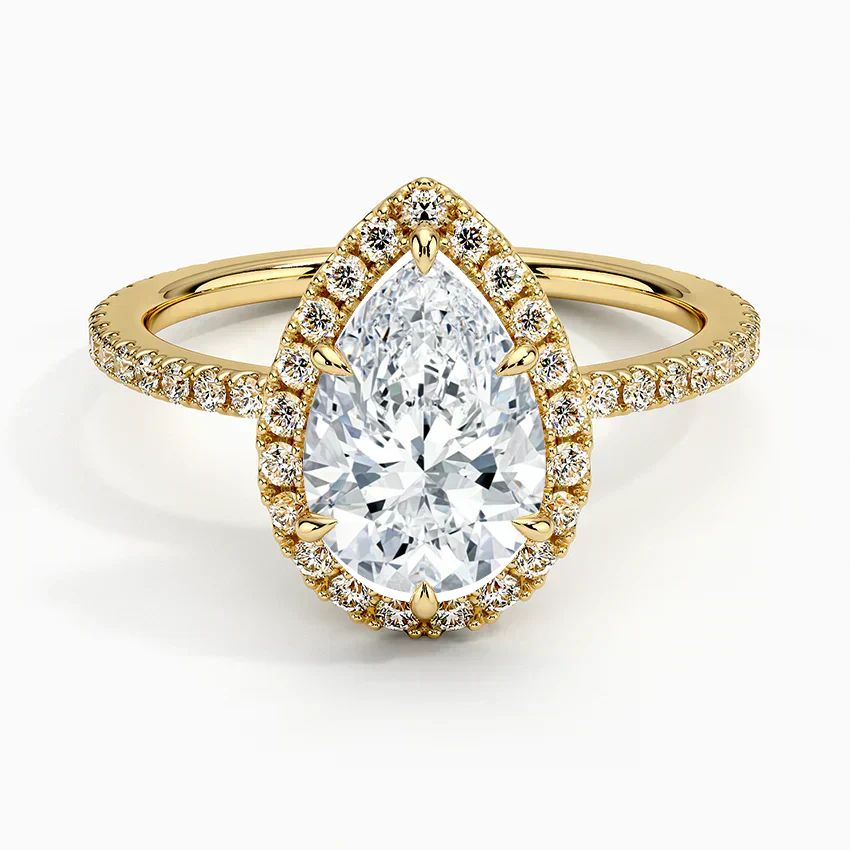 ecomposer-view with diamond shape-pear,ecomposer-size-1.5-ct,ecomposer-metal type-yellow-gold-18k