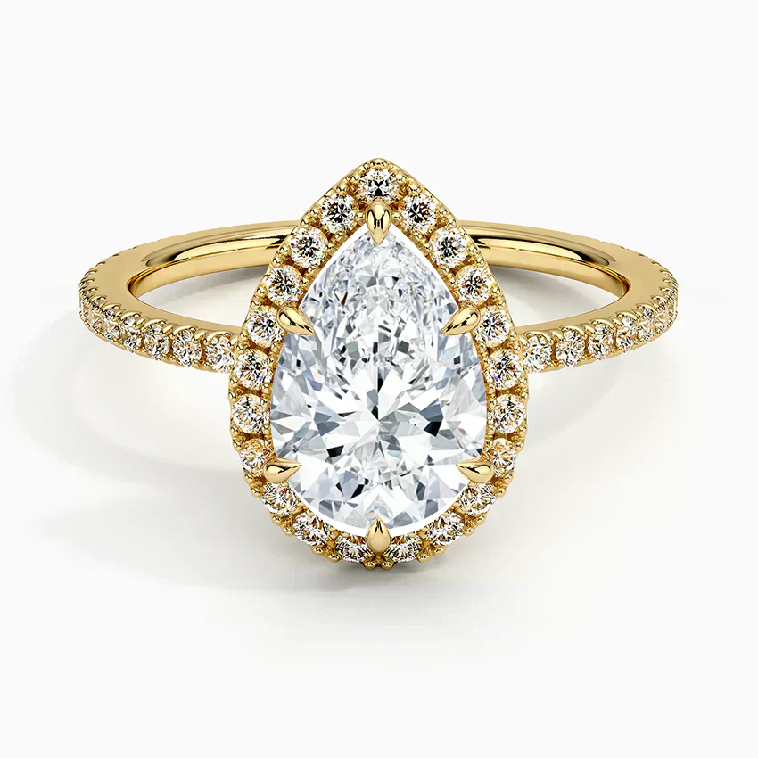 ecomposer-view with diamond shape-pear,ecomposer-size-1.5-ct,ecomposer-metal type-yellow-gold-18k