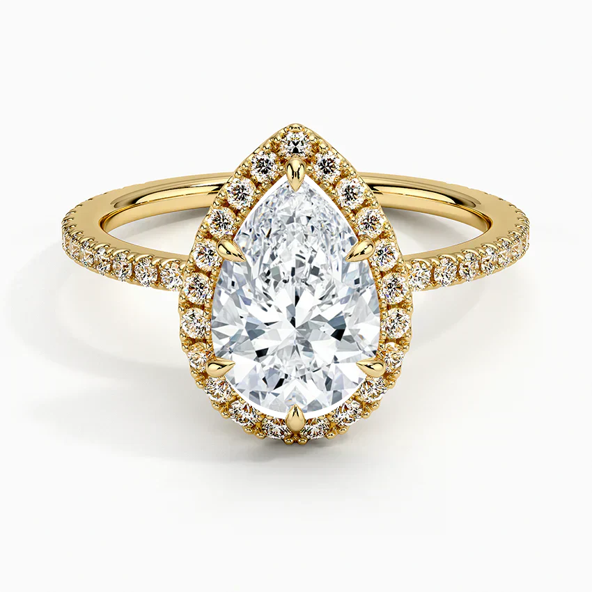 ecomposer-view with diamond shape-pear,ecomposer-size-1.5-ct,ecomposer-metal type-yellow-gold-18k