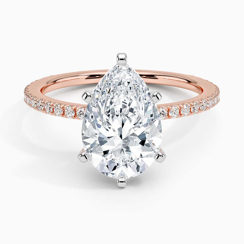 ecomposer-view with diamond shape-pear,ecomposer-size-2.5-ct,ecomposer-metal type-rose-gold-18k