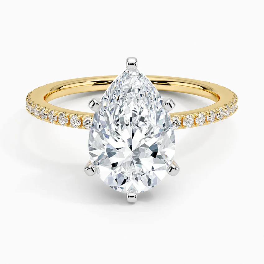 ecomposer-view with diamond shape-pear,ecomposer-size-2.5-ct,ecomposer-metal type-yellow-gold-18k