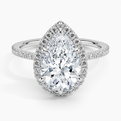 ecomposer-view with diamond shape-pear,ecomposer-size-2.5-ct,ecomposer-metal type-white-gold-18k