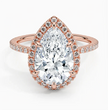 ecomposer-view with diamond shape-pear,ecomposer-size-3-ct,ecomposer-metal type-rose-gold-18k