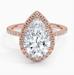 ecomposer-view with diamond shape-pear,ecomposer-size-3-ct,ecomposer-metal type-rose-gold-18k