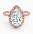 ecomposer-view with diamond shape-pear,ecomposer-size-3-ct,ecomposer-metal type-rose-gold-18k