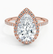ecomposer-view with diamond shape-pear,ecomposer-size-3-ct,ecomposer-metal type-rose-gold-18k