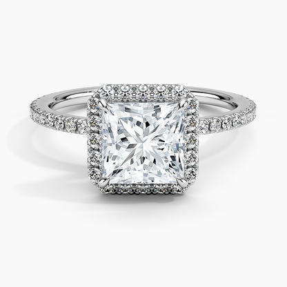 ecomposer-view with diamond shape-princess,ecomposer-size-1.5-ct,ecomposer-metal type-white-gold-18k