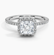 ecomposer-view with diamond shape-princess,ecomposer-size-1-ct,ecomposer-metal type-white-gold-18k