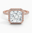 ecomposer-view with diamond shape-princess,ecomposer-size-3-ct,ecomposer-metal type-rose-gold-18k