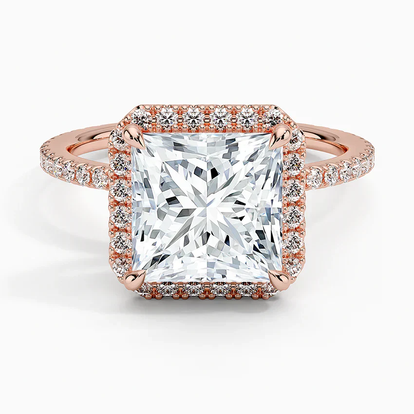 ecomposer-view with diamond shape-princess,ecomposer-size-3-ct,ecomposer-metal type-rose-gold-18k