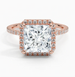 ecomposer-view with diamond shape-princess,ecomposer-size-3-ct,ecomposer-metal type-rose-gold-18k