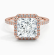 ecomposer-view with diamond shape-princess,ecomposer-size-3-ct,ecomposer-metal type-rose-gold-18k