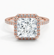 ecomposer-view with diamond shape-princess,ecomposer-size-3-ct,ecomposer-metal type-rose-gold-18k