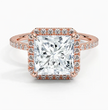 ecomposer-view with diamond shape-princess,ecomposer-size-3-ct,ecomposer-metal type-rose-gold-18k