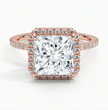 ecomposer-view with diamond shape-princess,ecomposer-size-3-ct,ecomposer-metal type-rose-gold-18k