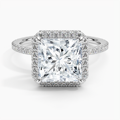 ecomposer-view with diamond shape-princess,ecomposer-size-3-ct,ecomposer-metal type-white-gold-18k