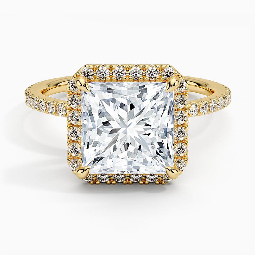 ecomposer-view with diamond shape-princess,ecomposer-size-3-ct,ecomposer-metal type-yellow-gold-18k