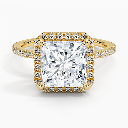 ecomposer-view with diamond shape-princess,ecomposer-size-3-ct,ecomposer-metal type-yellow-gold-18k