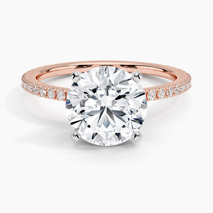 ecomposer-view with diamond shape-round,ecomposer-size-2.5-ct,ecomposer-metal type-rose-gold-18k