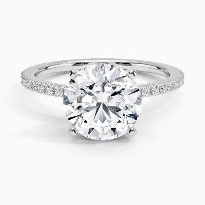 ecomposer-view with diamond shape-round,ecomposer-size-2.5-ct,ecomposer-metal type-white-gold-18k