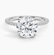 ecomposer-metal type-white-gold-18K,ecomposer-ring setting-pave