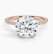 ecomposer-metal type-rose-gold-18K,ecomposer-ring setting-pave