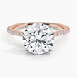ecomposer-metal type-rose-gold-18K,ecomposer-ring setting-pave