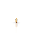Heart Halo Floating Pendant Lab Diamond Necklace (16 in.) 18K Gold