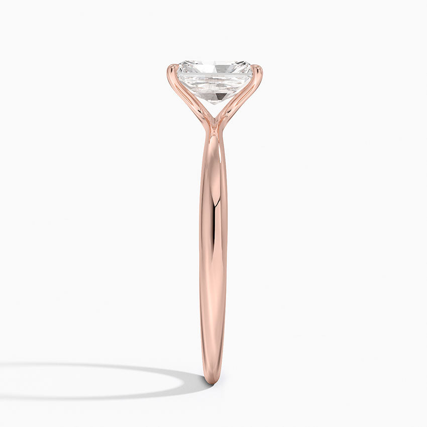 ecomposer-metal type-rose-gold-18K,ecomposer-ring setting-solitaire