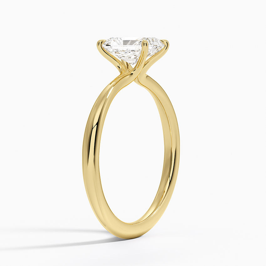 ecomposer-metal type-yellow-gold-18K,ecomposer-ring setting-solitaire