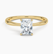 ecomposer-metal type-yellow-gold-18K,ecomposer-ring setting-solitaire