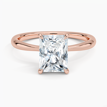 ecomposer-view with diamond shape-radiant,ecomposer-size-1.5-ct,ecomposer-metal type-rose-gold-18k