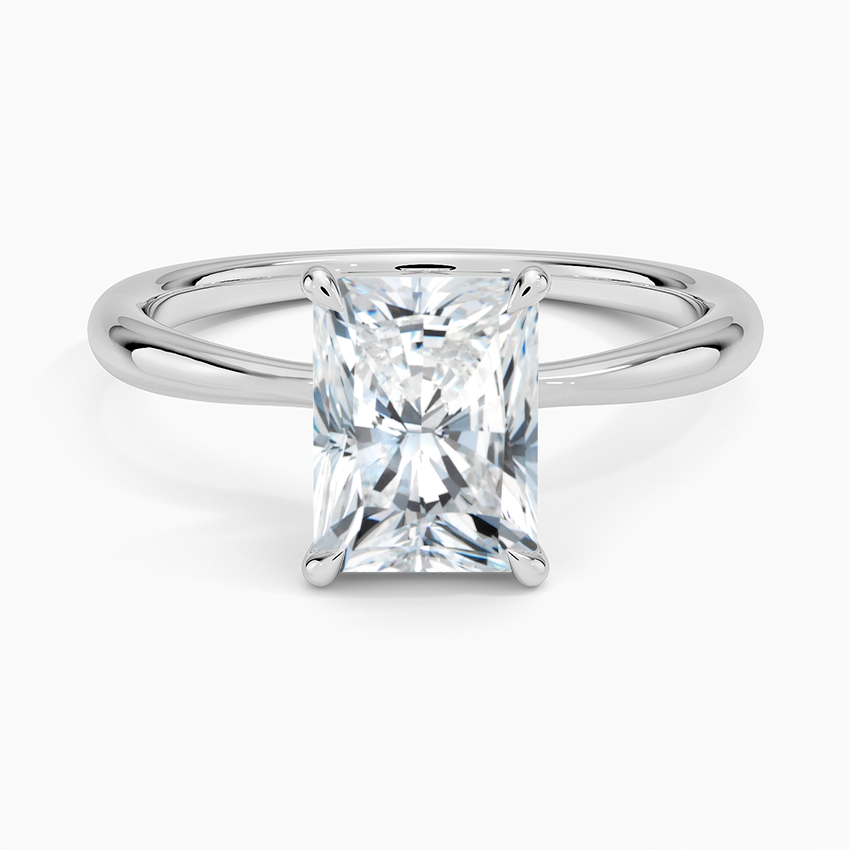 ecomposer-view with diamond shape-radiant,ecomposer-size-1.5-ct,ecomposer-metal type-white-gold-18k