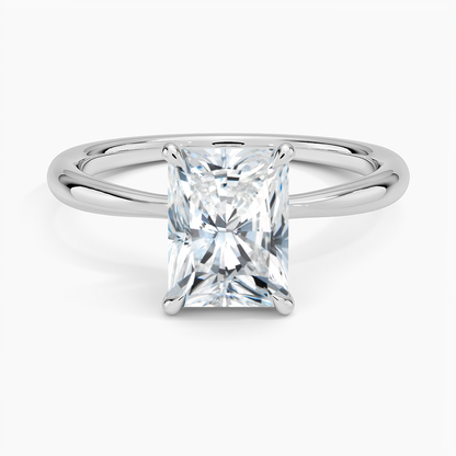 ecomposer-view with diamond shape-radiant,ecomposer-size-1.5-ct,ecomposer-metal type-white-gold-18k